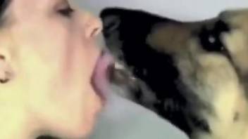 Truly hot women making out with very sexy animals